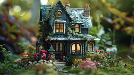 Obraz premium Cute Small House for decorations