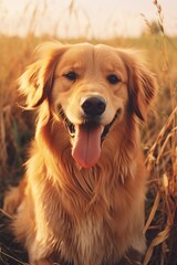 Golden retriever mammal animal puppy.