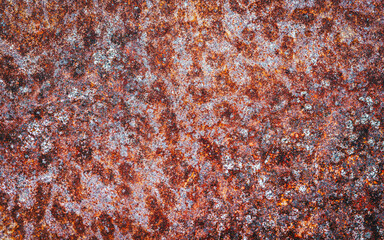 Rust on Car Body Background.