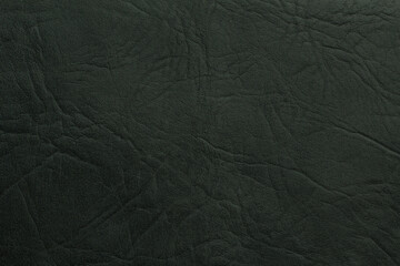 Beautiful green background with leather texture 