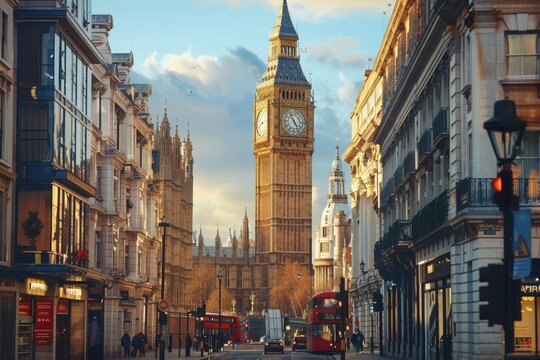 Iconic landmarks and hidden gems of london  vibrant cityscape captured in photos