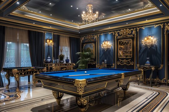 Exploring the diversity of billiards  snooker, pool, and carom in bespoke and unique settings