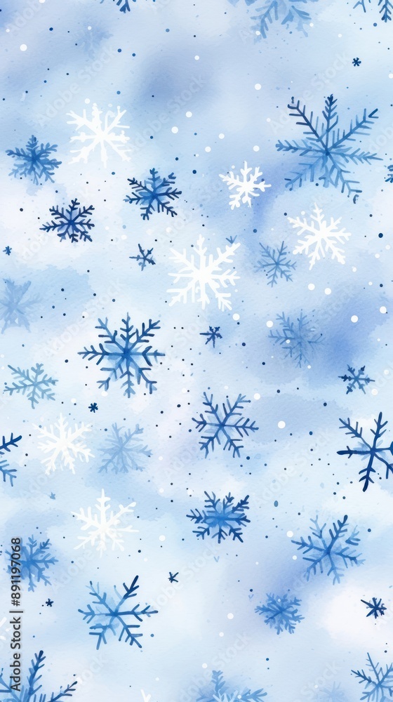 Poster snow snowflake pattern backgrounds.