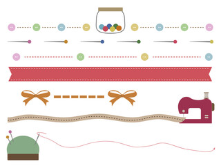 洋裁風のあしらいセット