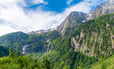 Majestic Mountain Waterfall: Zillertal Adventure
