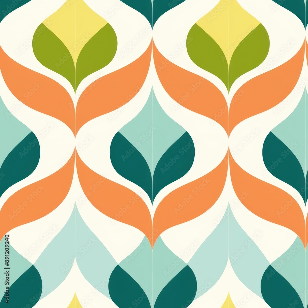 Sticker Leaf pattern backgrounds art. .