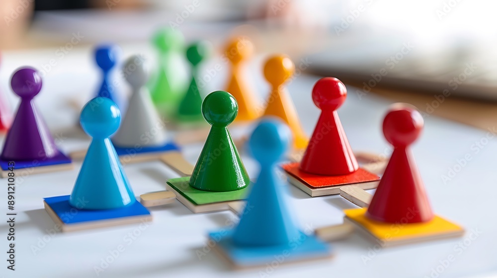 Poster optimizing communication: insights from a detailed organizational structure diagram