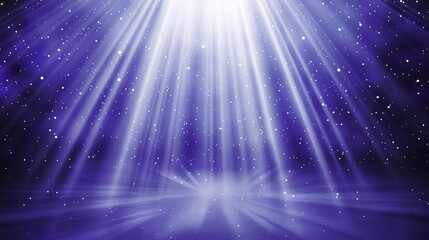 Fototapeta premium Futuristic Abstract Background with Light Rays and Shiny Glass Surface, Digital Environment Concept