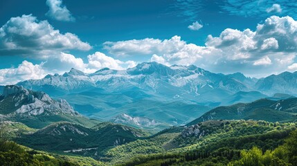 Obraz premium Landscape of mountains