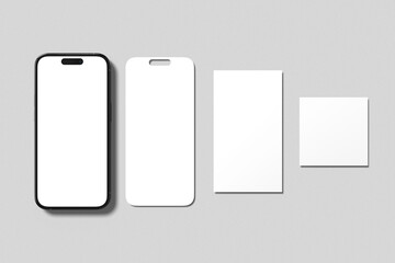 Social Media Blank Mockup