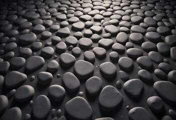 Obraz premium large rock and blue Stone wall view background texture, mist in the background