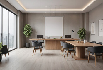 Fototapeta premium Neutrality: Perfectly balanced scene, calm and objective state of mind. 