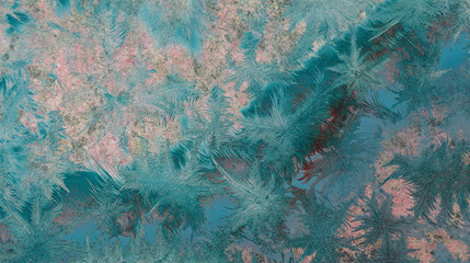 Realistic frost texture background
