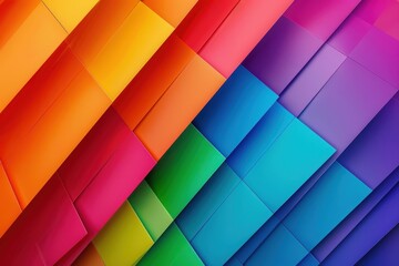 Obraz premium Abstract Colorful Geometric Shapes