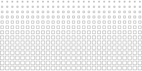 Square Vector Abstract Geometric Background. Halftone Square Pattern