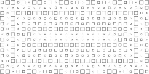 Square Vector Abstract Geometric Background. Halftone Square Pattern