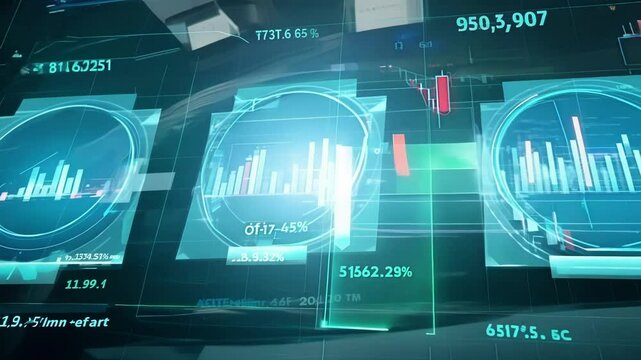 As traders navigate through a holographic simulation they must adapt to sudden market shifts and make strategic decisions to achieve success.