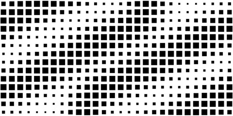 Square Vector Abstract Geometric Background. Halftone Square Pattern