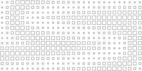 Square Vector Abstract Geometric Background. Halftone Square Pattern
