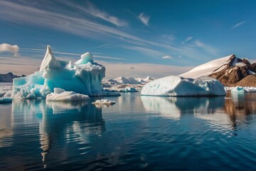 Fototapeta premium iceberg ice landscape