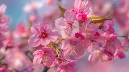 Obraz premium Macro picture of cherry blossom