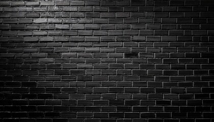 A clean black brick texture background, with a slightly rough surface.