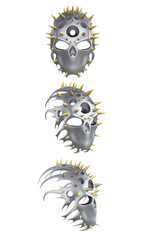 3d render fantasy helmet