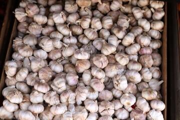 Vegetables and fruits are sold at a bazaar in Israel.