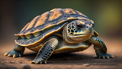 Fototapeta premium Exploring Two-Layered Turtle Shells Features and Variations