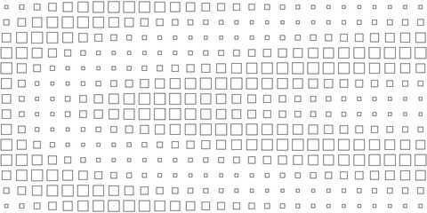 Square Vector Abstract Geometric Background. Halftone Square Pattern