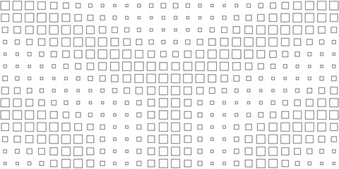 Square Vector Abstract Geometric Background. Halftone Square Pattern