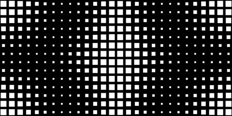 Square Vector Abstract Geometric Background. Halftone Square Pattern