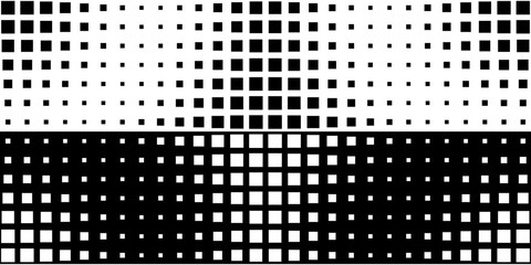 Square Vector Abstract Geometric Background. Halftone Square Pattern