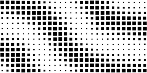 Square Vector Abstract Geometric Background. Halftone Square Pattern