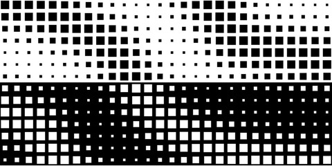 Square Vector Abstract Geometric Background. Halftone Square Pattern