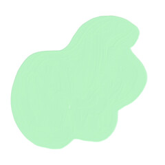 Shape painting with brush marks.