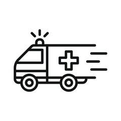 Ambulance icon vector design templates simple and modern