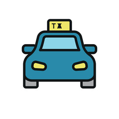 Taxi icon vector design templates simple and modern concept