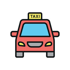 Taxi icon vector design templates simple and modern concept