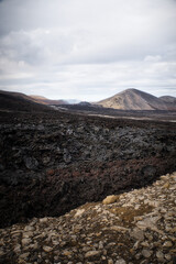 Lavafeld auf Island