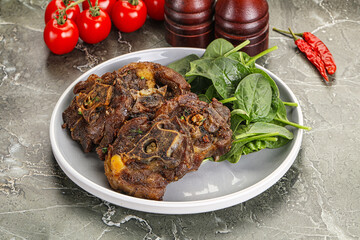 Grilled Lamb neck with spices
