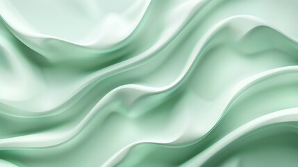 Obraz premium A vibrant pastel green background with modern patterns, ideal for fitness products, with a generous copy space