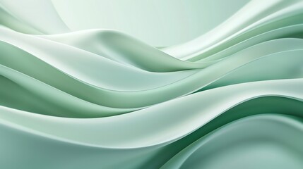 Obraz premium A vibrant pastel green background with modern patterns, ideal for fitness products, with a generous copy space