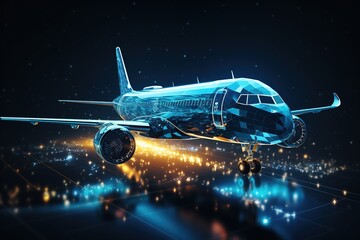 Obraz premium Airplane illustration