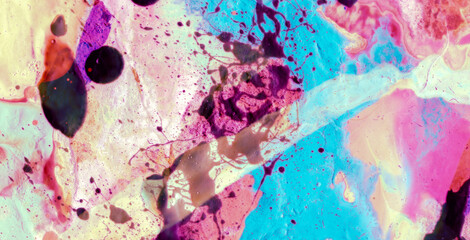 Explore an Eclectic and Expressive Painted Dreamscape: A Vivid Tapestry of Colors and Abstract...