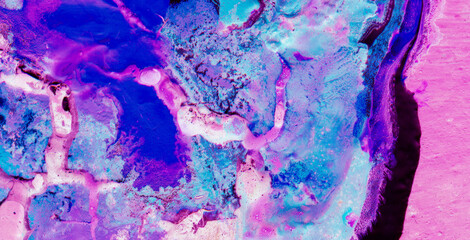 Explore an Eclectic and Expressive Painted Dreamscape: A Vivid Tapestry of Colors and Abstract Forms
