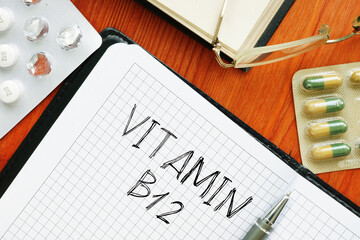 Vitamin B12 pills or Cobalamin used for for sleep normalization, ensuring normal brain function and Alzheimer's disease treatment