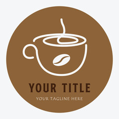Coffee Line Art Logo