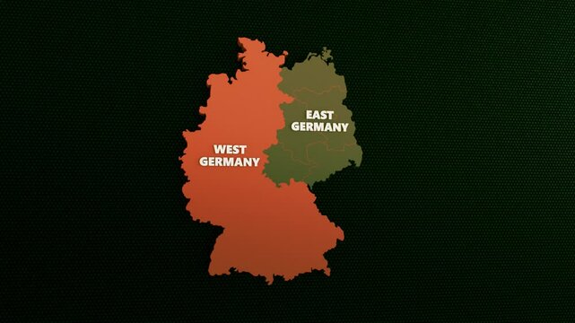 East West Germany 3D Animation