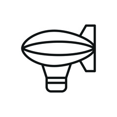 Blimp icon vector design templates simple and modern